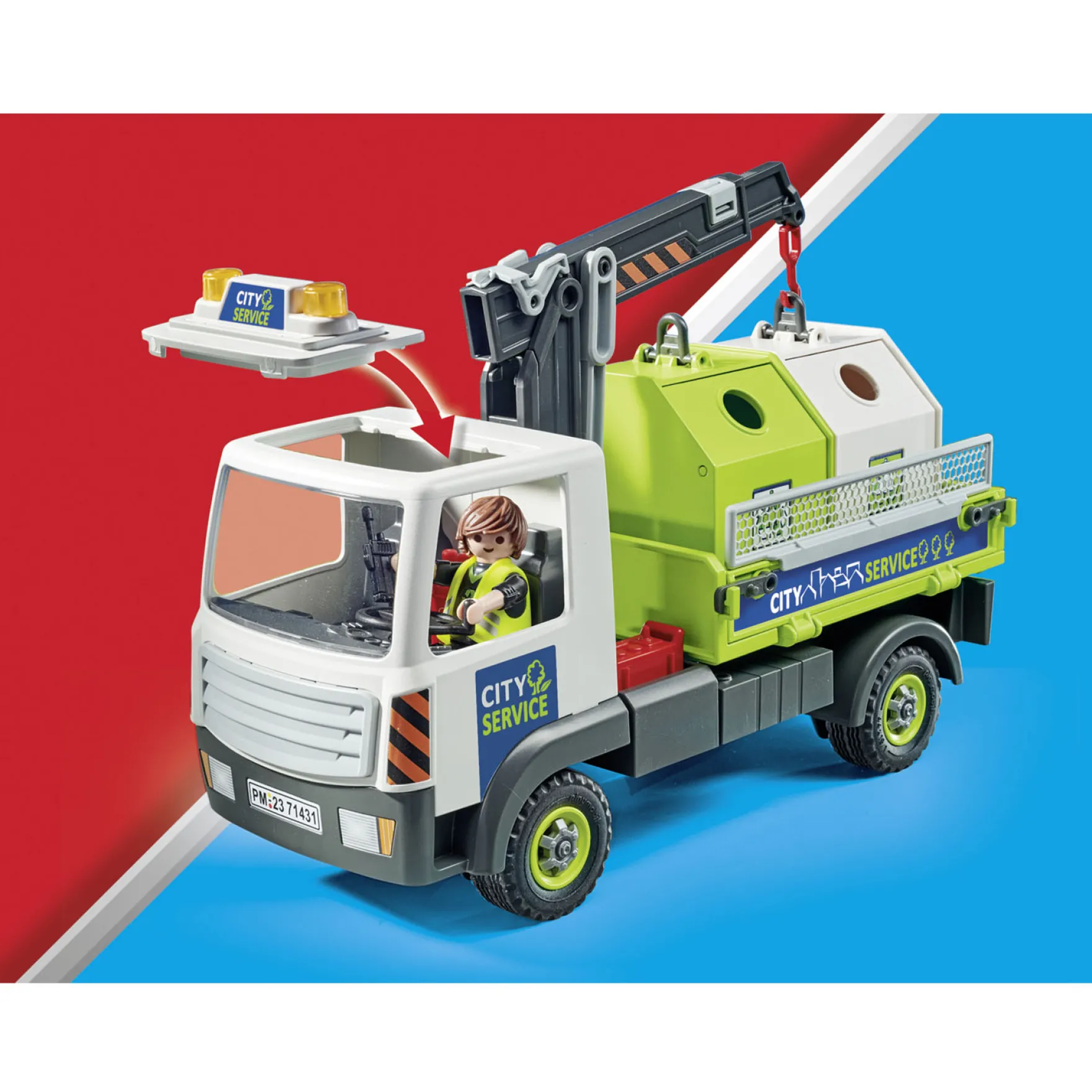 Playmobil 71431 City Glasbak Ophaaldienst