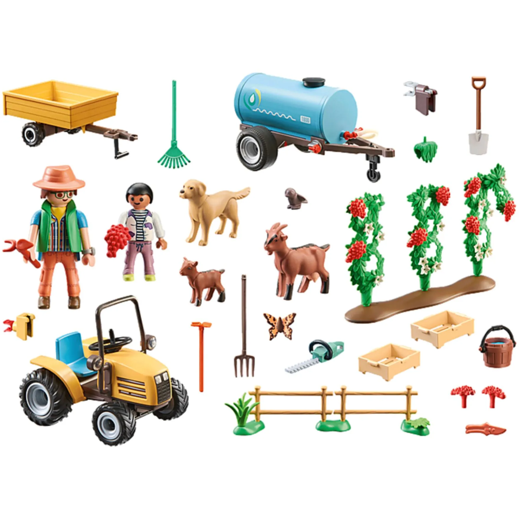 Playmobil 71442 Country Tractor Met Aanhanger En Watertank