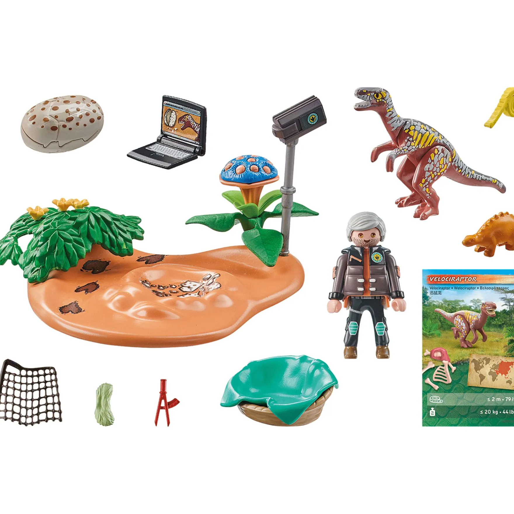 Playmobil 71526 Dinos Stegosaurusnest Met Eierdief