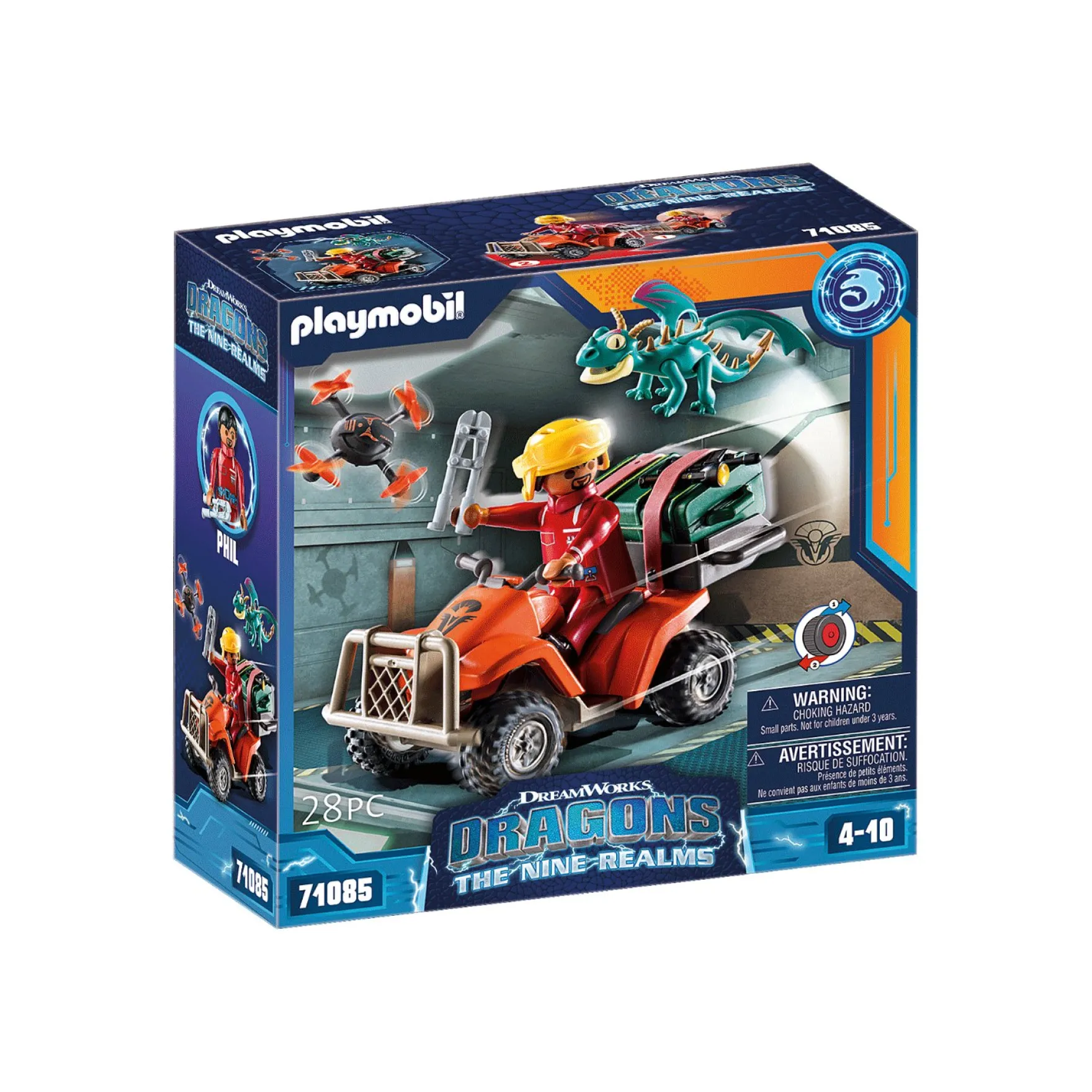 Playmobil 71085 Dragons Icaris Quad En Phil
