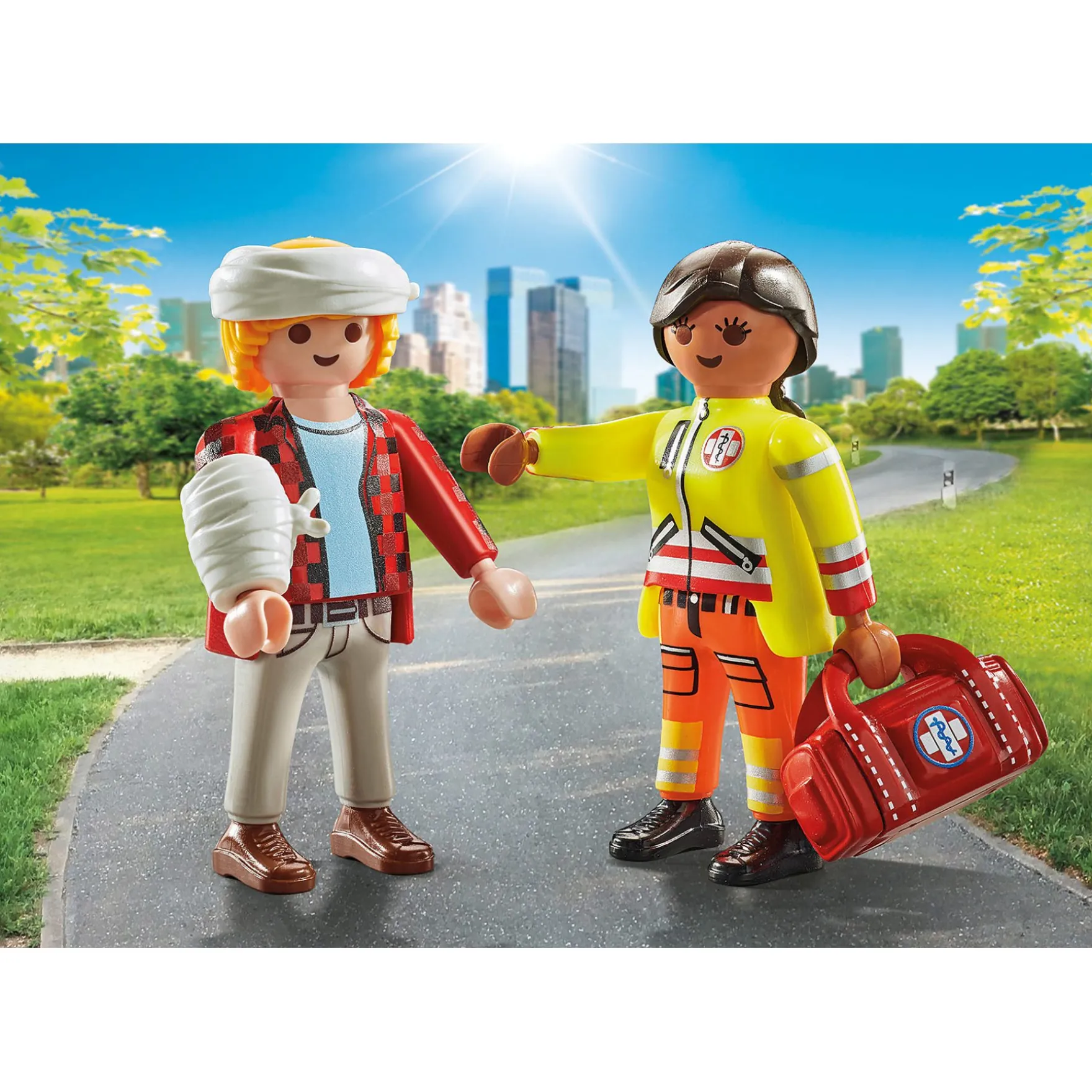 Playmobil 71506 Duopacks Paramedicus Met Patiënt