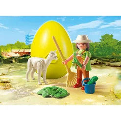Playmobil 4944 Easter Eggs Dierenverzorger Met Alp