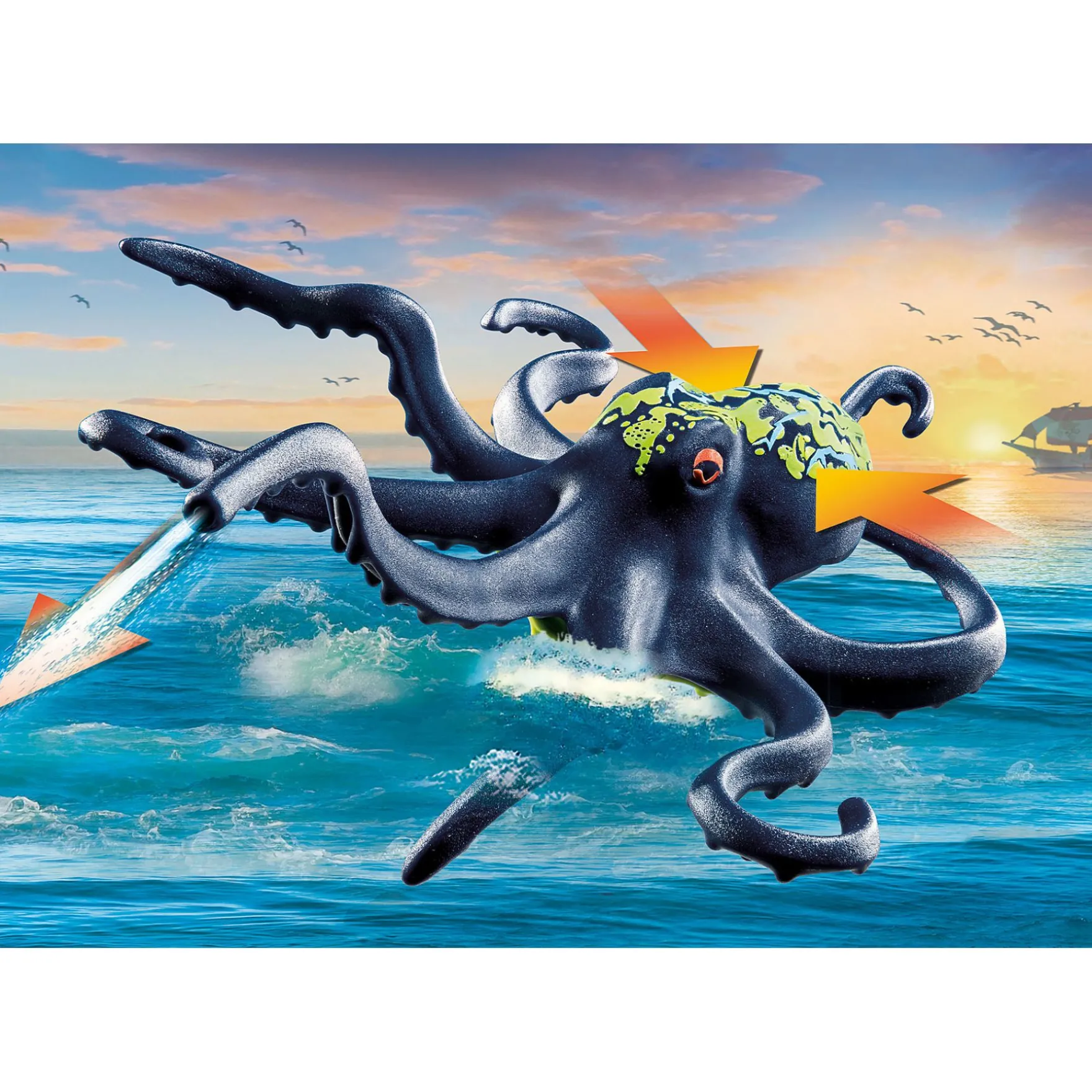 Playmobil 71419 Gevecht Reuzenoctopus