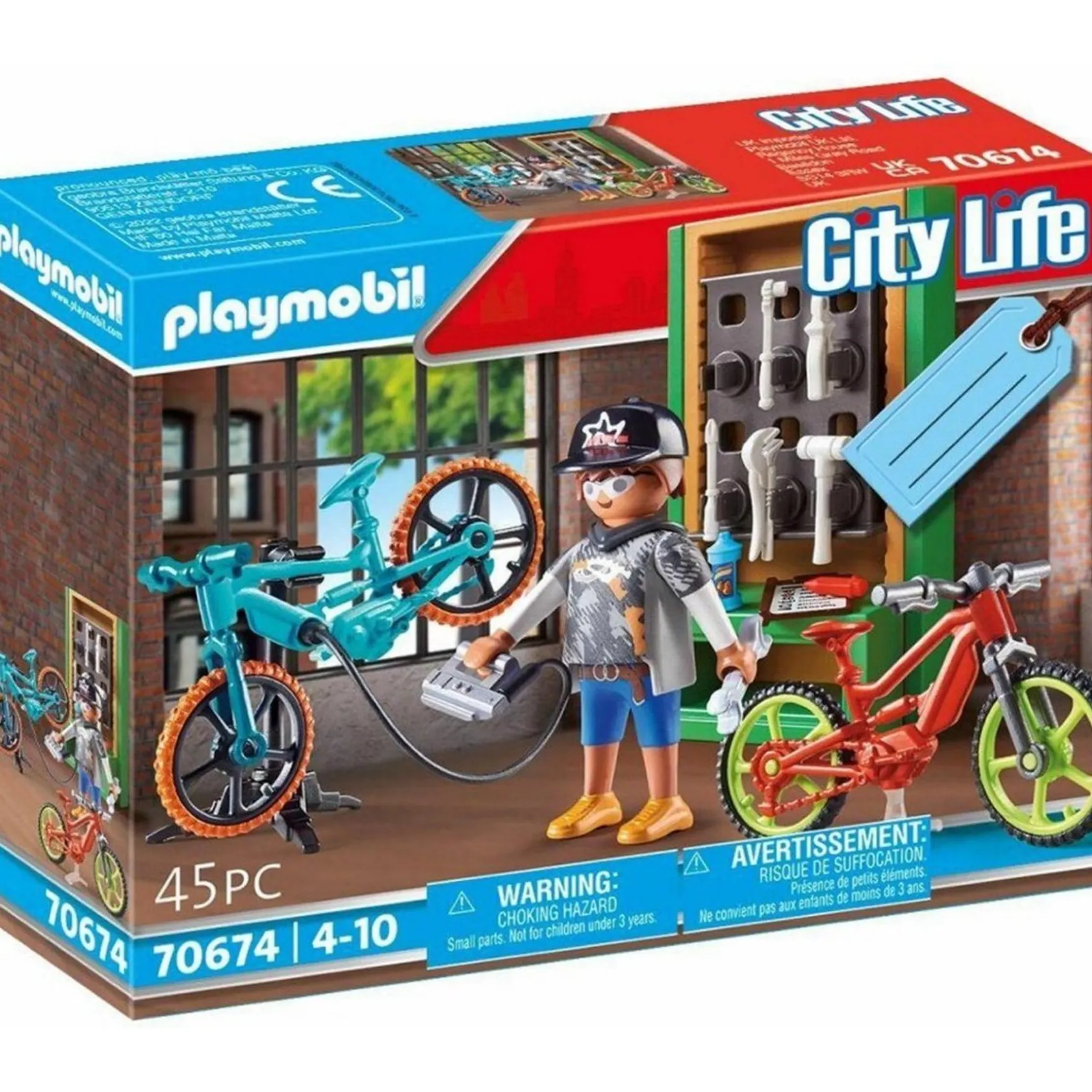Playmobil 70674 Gift Set E-Bike Werkplaats