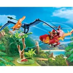 Playmobil 9430 Helikopter Met Pteranodon