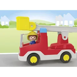 PlayMobil 71683 Junior Brandweerwagen Met Ladder