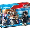 Playmobil 70573 Politiefiets: Achtervolging  Van De Zakkenroller