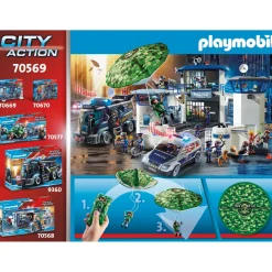 Playmobil 70569 Politiehelikopter: Parachute- Achtervolging