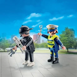 Playmobil 71804 politieman en inbreker