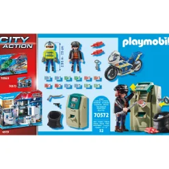 Playmobil 70572 Politiemotor: Achtervolging  Van De Geldrover