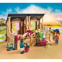 Playmobil 70995 PROMO Rijlessen Met Paardenboxen