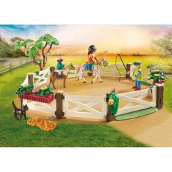 Playmobil 70995 PROMO Rijlessen Met Paardenboxen