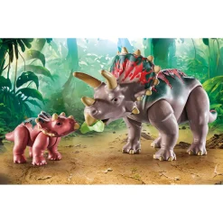 Playmobil 71821 triceratops familie
