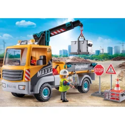 Playmobil 71750 vrachtwagen met kraan