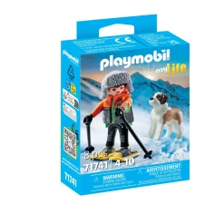 Playmobil 71741 wandelaar met sint bernard