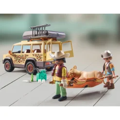 Playmobil 71293 Wiltopia Terreinwagen bij leeuwen