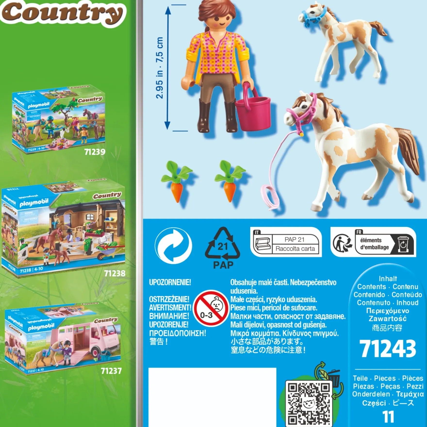 Playmobil Country 71243 Paard Met Veulen