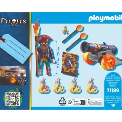 Playmobil Giftset 71189 Pirates Piraat Met Kanon