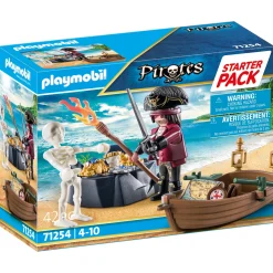 Playmobil Starterpack 71254 Piraat Met Roeiboot