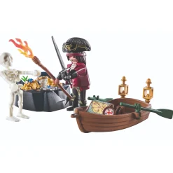 Playmobil Starterpack 71254 Piraat Met Roeiboot