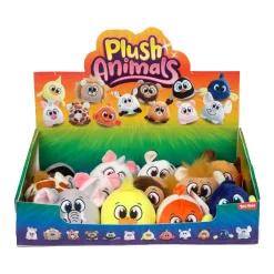 Pluche Ballen Dier 8 CM 12 Assortiment
