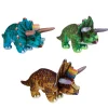 Pluche dino metal look 40 cm 3 assorti