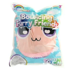 Pluchiez bal bouncing furry 50 cm assorti