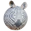 Pluchiez bouncing furry wild animals 23 cm assorti panda / zebra / tijger