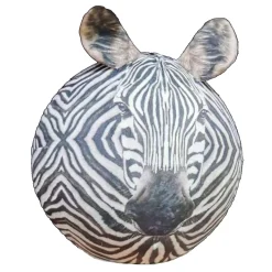 Pluchiez bouncing furry wild animals 23 cm assorti panda / zebra / tijger