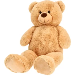 Pluchiez pluche knuffelbeer zittend 100 cm