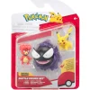 Pokémon battle figuren 3-pack Magby Pikachu #1 en  Gastly
