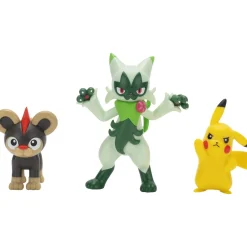 Pokémon battle figuren 3-pack Litleo Pikachu #5 en Floragato