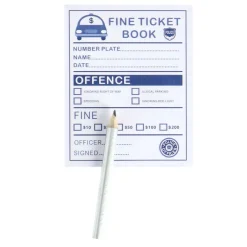 Politie speelset met bonnenboekje