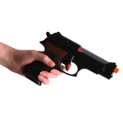 Politieset handboeien en pistool met licht en  geluid