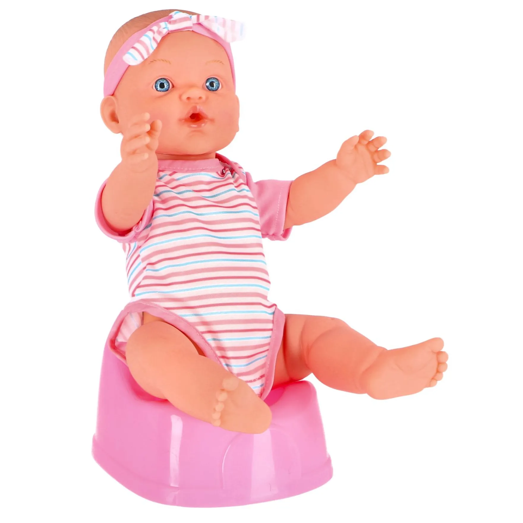 Pop 43 Cm Drink & Plas Met 9 Accessoires Dolls Room