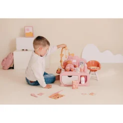 Poppen verzorgingsset 3 in 1 roze