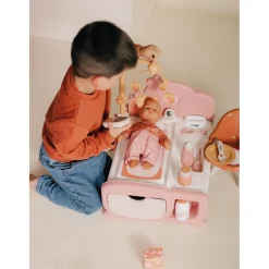 Poppen verzorgingsset 3 in 1 roze