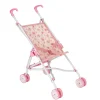 Poppenbuggy roze bloem