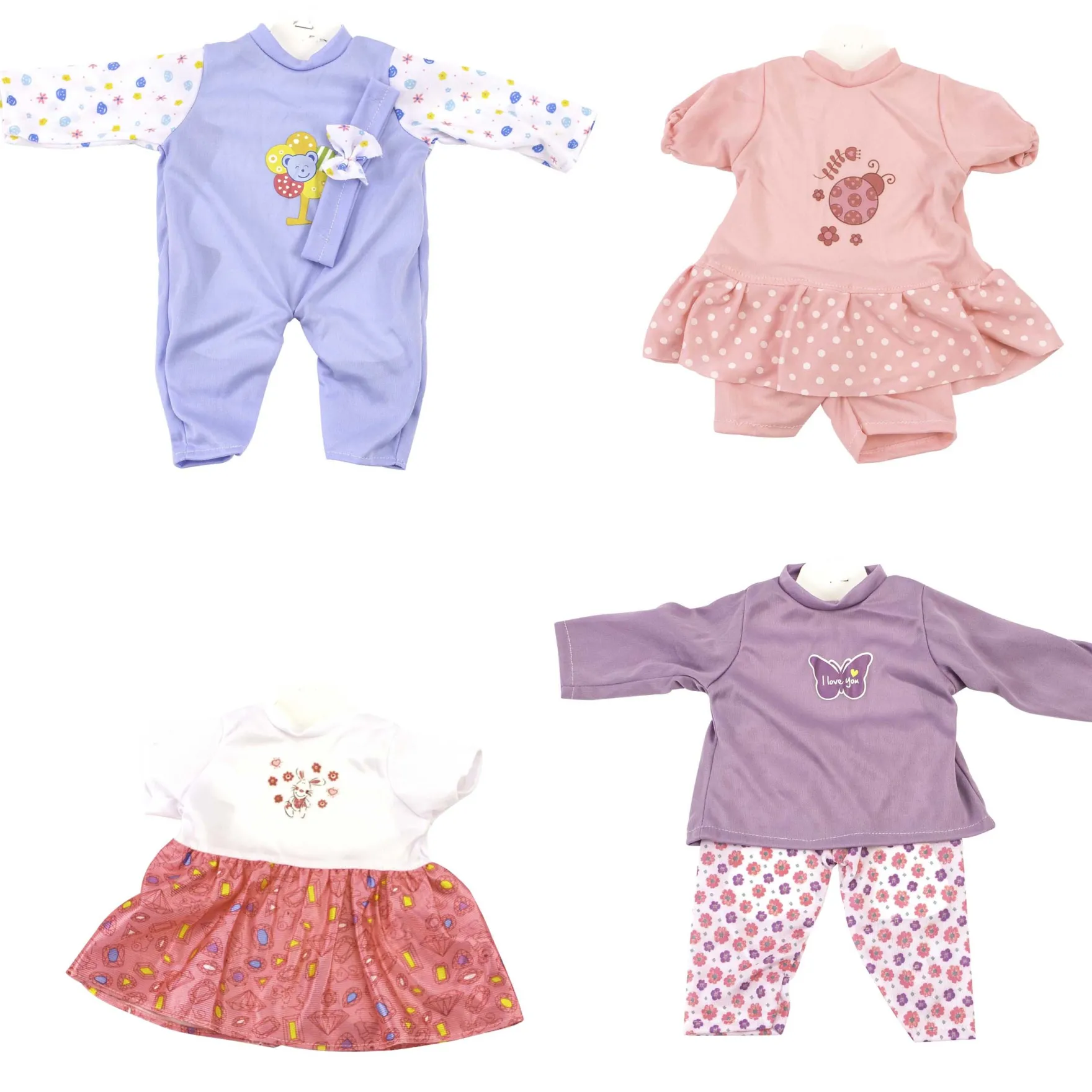 Poppenkleding 40 Cm 4 Assorti My Beautiful Dolls Room