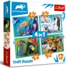 Puzzel 4 In 1 World Of Animals