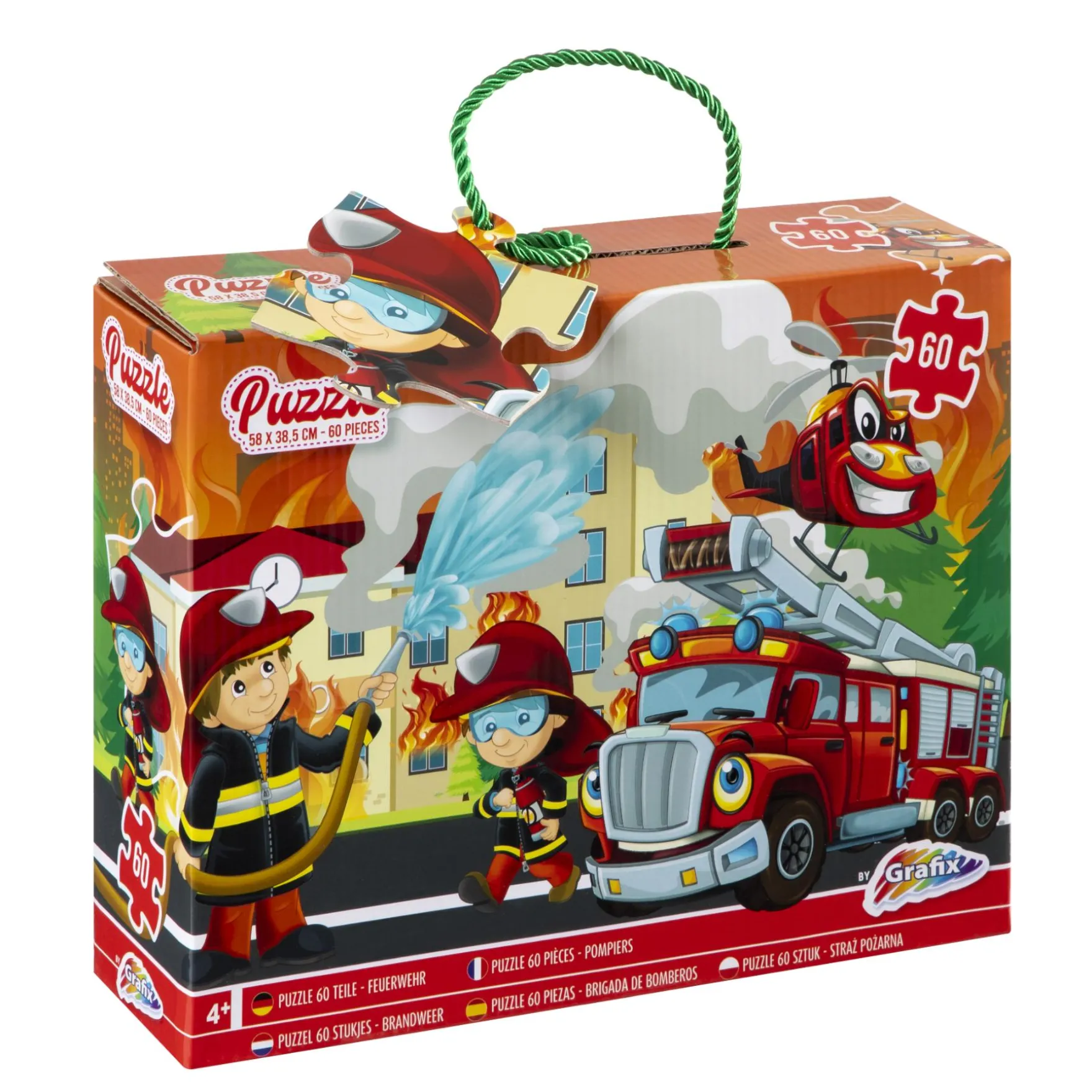 Puzzel brandweer 60 stukjes