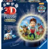 Puzzel 3D met licht paw patrol