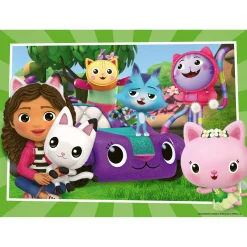 Puzzel Gabby's Dollhouse 4 x 42 stukjes