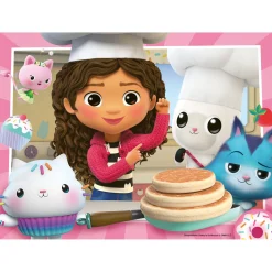 Puzzel Gabby's Dollhouse 4 x 42 stukjes