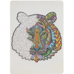 Puzzel hout figuur tijger 130 stukjes