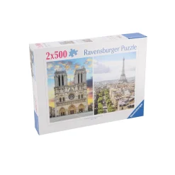 Puzzel in Parijs 2 x 500 stukjes