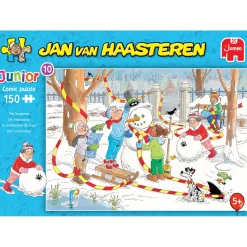 Puzzel Jan Van Haasteren Junior De Sneeuwpop 150 Stukjes
