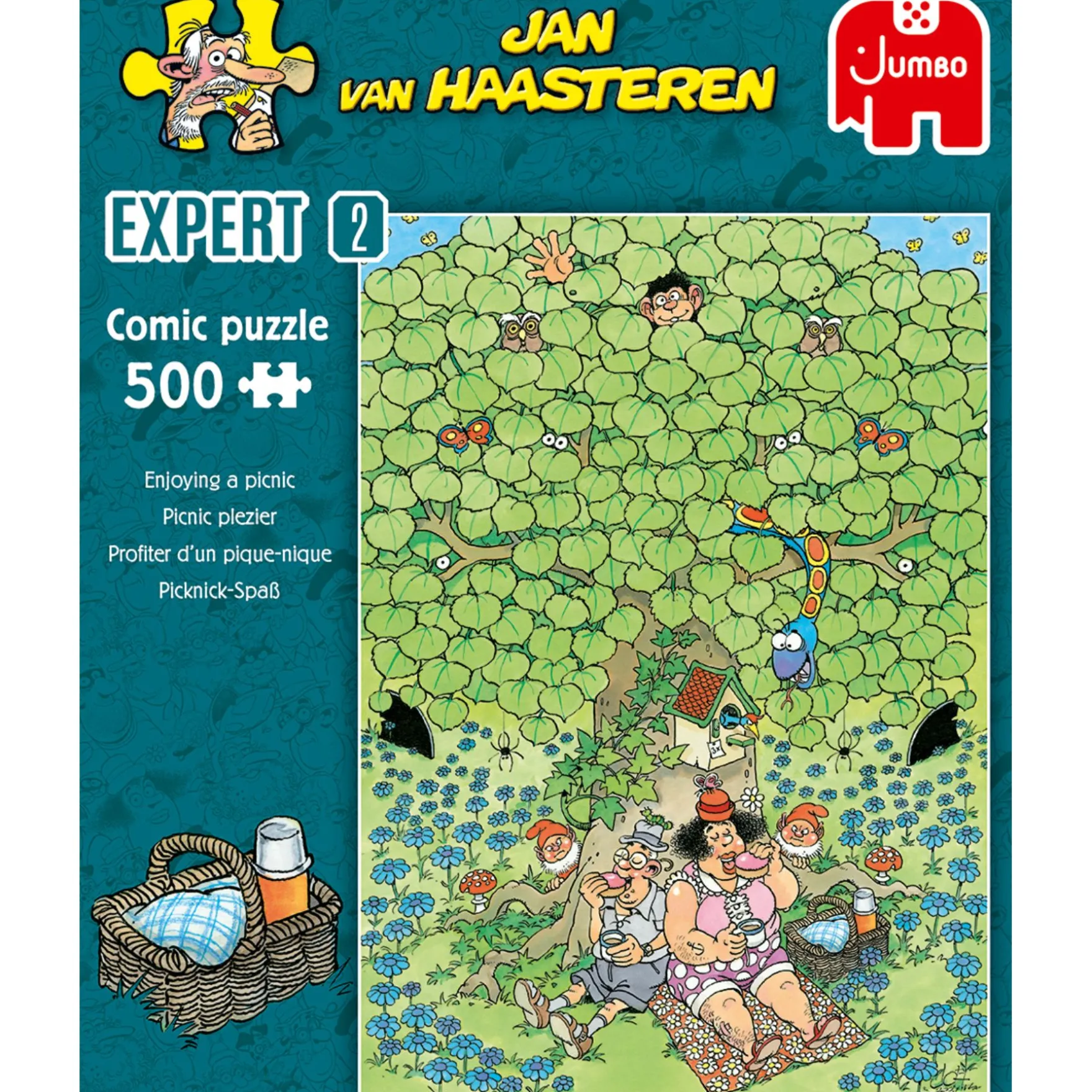 Puzzel Jan Van Haasteren Expert 2 Picnic Plezier 500 Stukjes