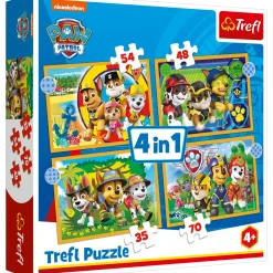 Puzzel Paw Patrol 4 in 1