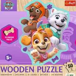 Puzzel Paw Patrol hout figuur 50 stukjes luxe